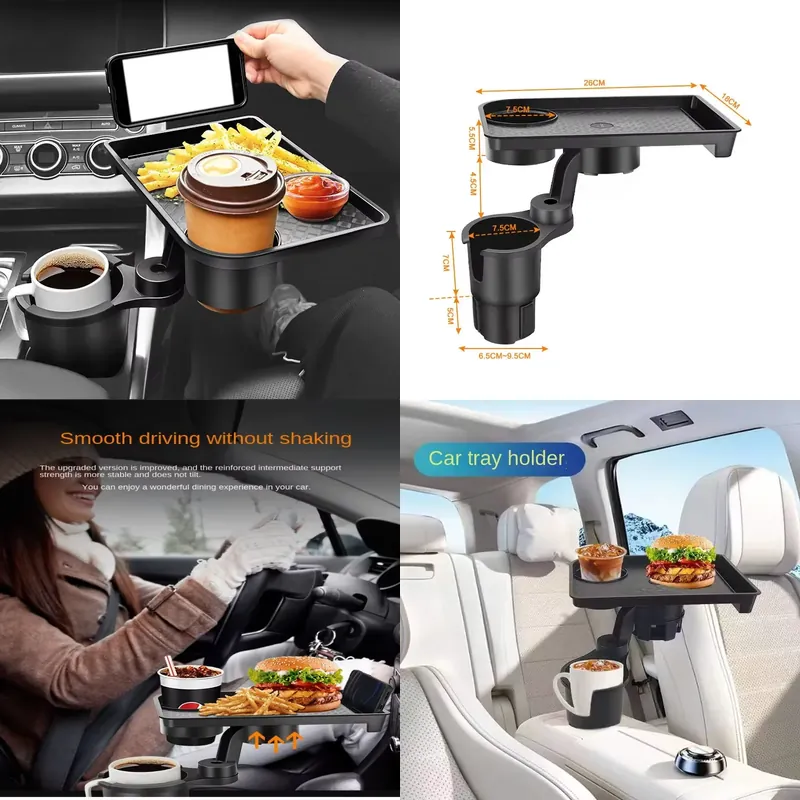 Food Snack - Support de tasse de voiture multifonctionnel