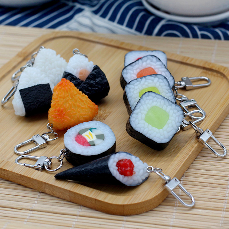 Food Zinc - Pendentif alimentaire simulé en PVC, chignon