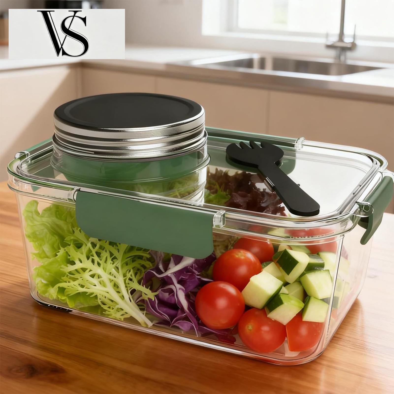 Food Prep Snacks - Boîte à salade 2,5 oz, récipient