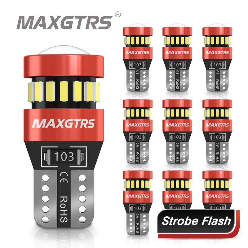 Yellow Food Snacks - 10x Ampoule LED Flash Strobe T10