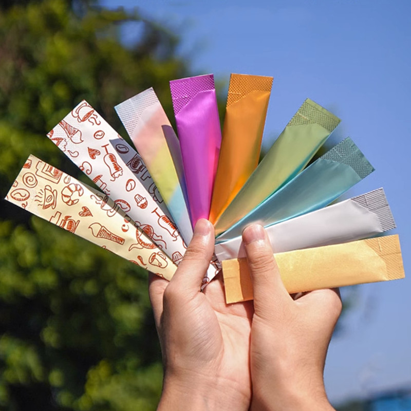 Food Or Snacks - 100 à 300 pochettes en aluminium