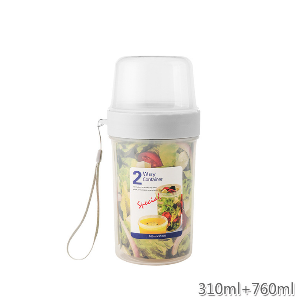 Food Prep Snacks - Boîte alimentaire étanche à double couche,