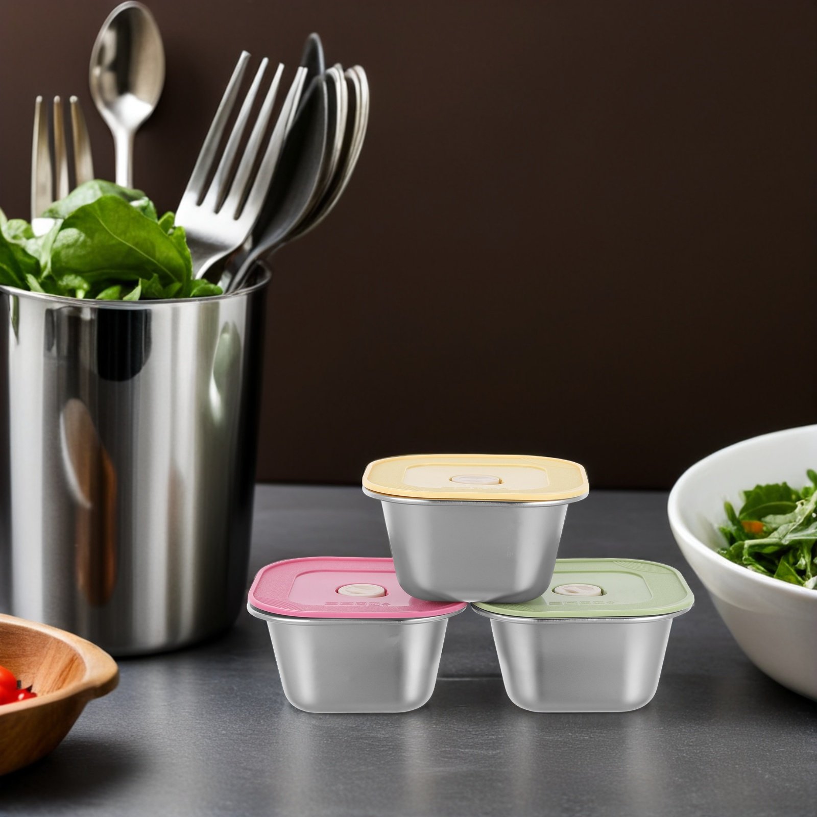 Lot de 3 récipients à collatio - Food Prep Snacks avis et prix