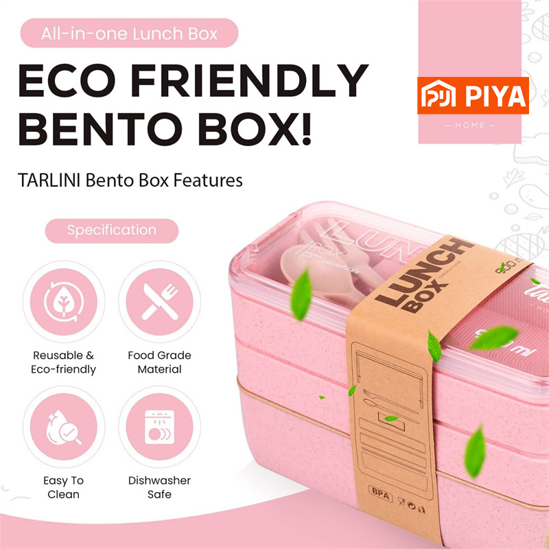 Boîte à bento portable en pail - Food Or Snacks avis et prix