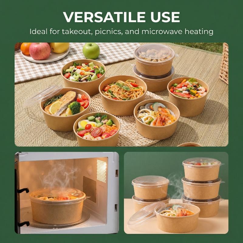 25 bols en papier kraft, tasse - Food Prep Snacks avis et prix