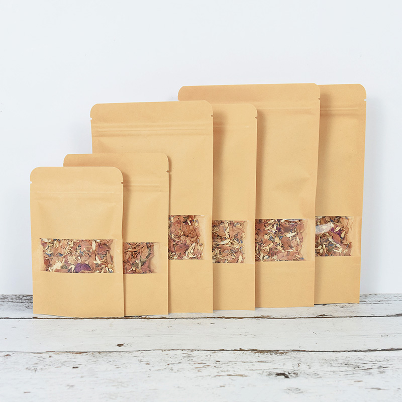 Sacs en papier Kraft à fermetu - Food Snacks Gifts avis et prix