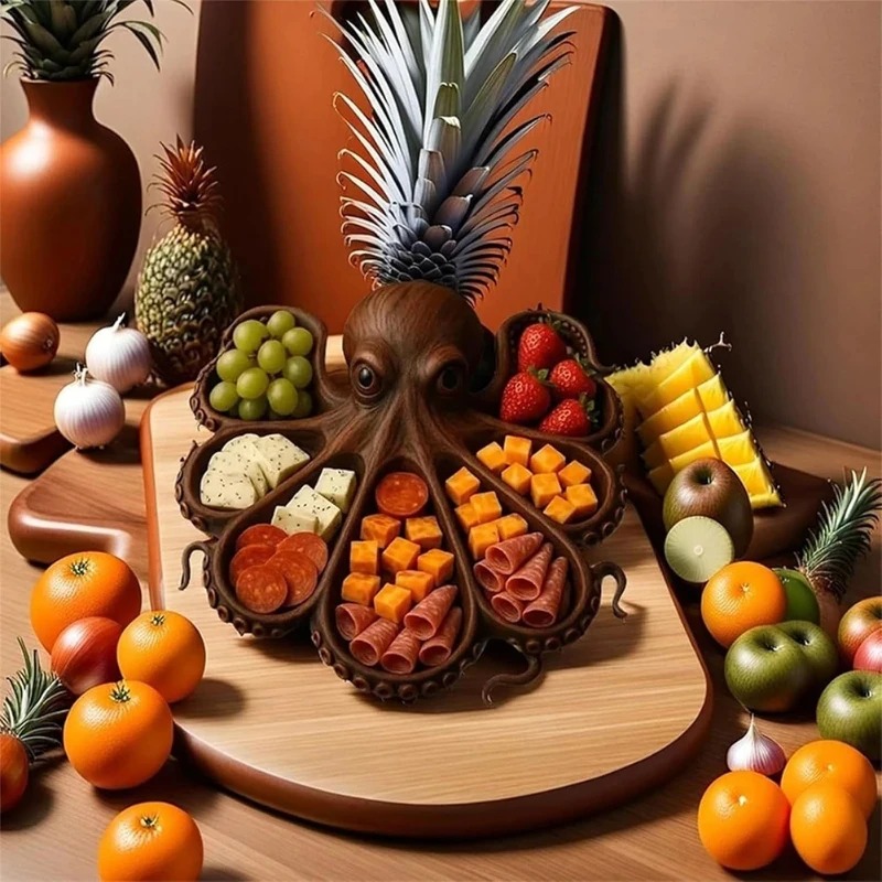 Plateau de service de poulpe e - Food Platter Snacks avis et prix