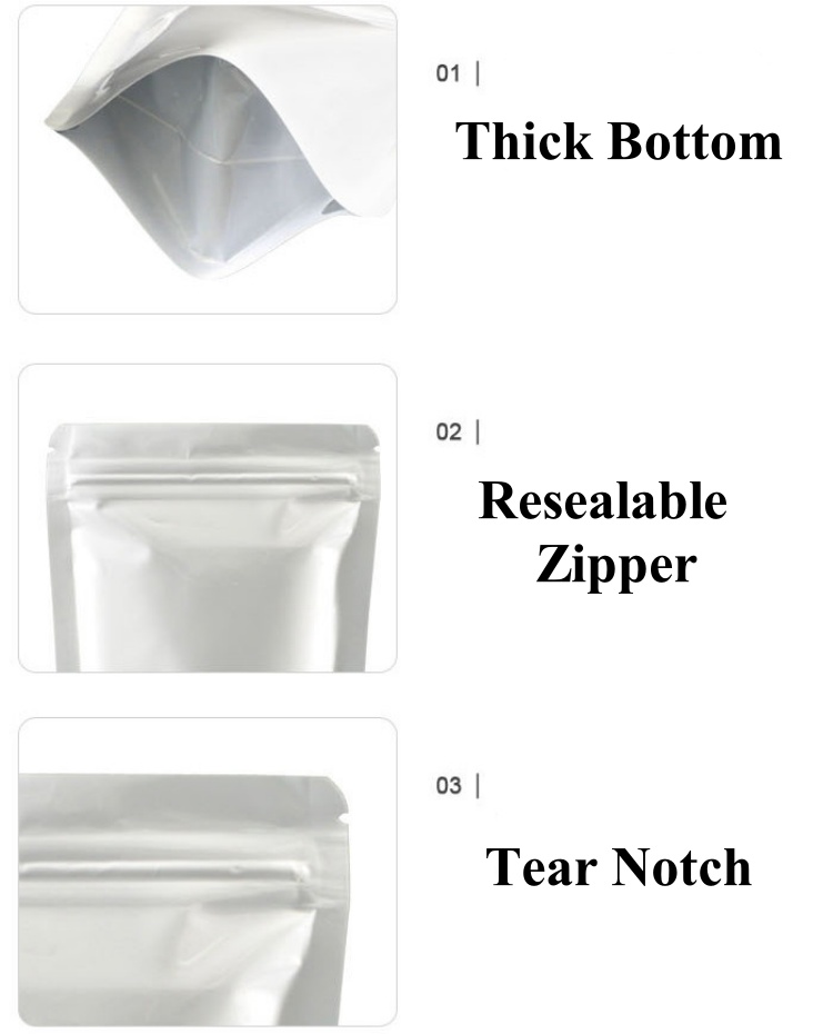 100 Sachets Doypack en Alumini - Food Or Snacks avis et prix